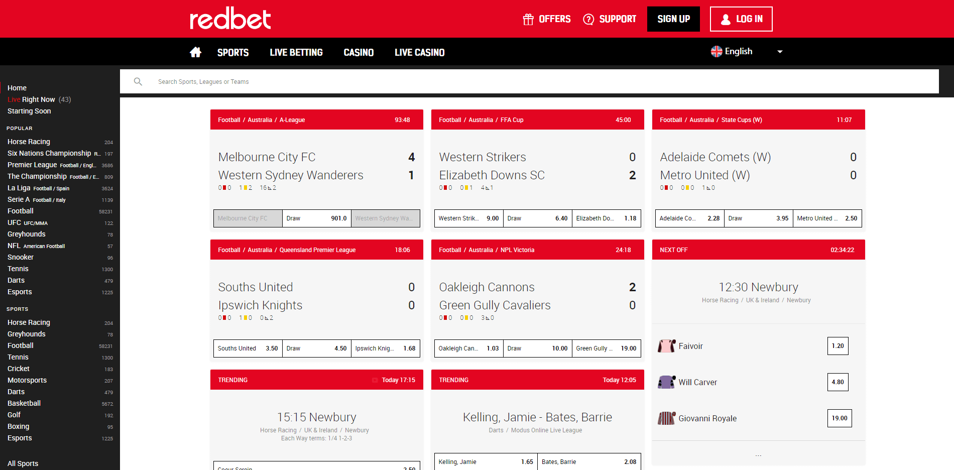 Redbet Sportsbook Review 2023 | Betting Options, Bonuses & Odds