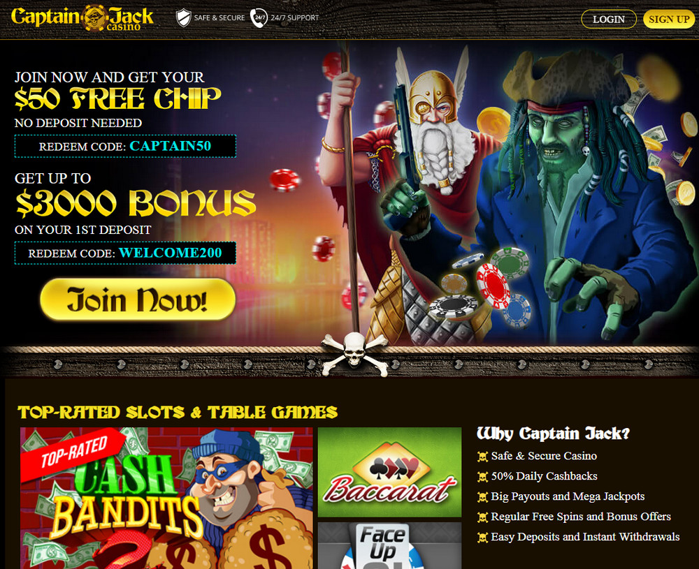 The Best Slot Games to Play at Captain Jack Casino Online