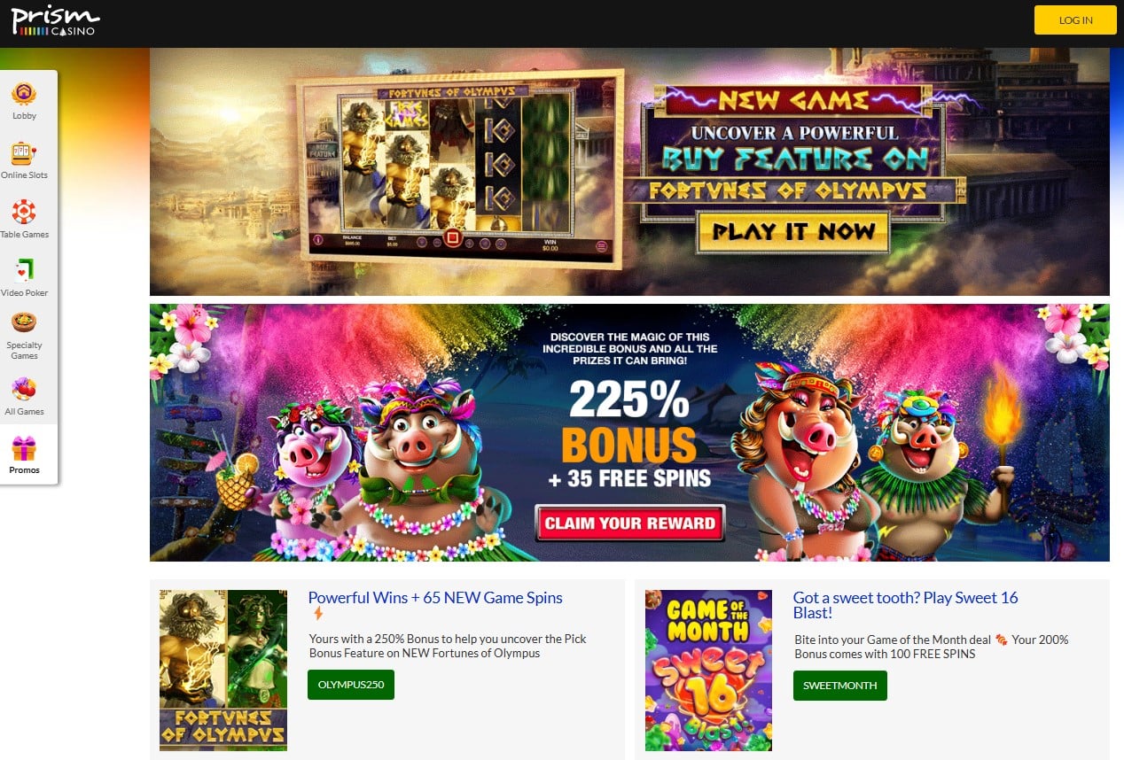 Top 10 Slot Games to Play at Prism Casino Online