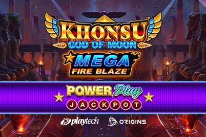 Mega Fire Blaze Khonsu God of Moon PowerPlay Jackpot