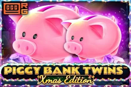 Piggy Bank Twins Xmas Edition