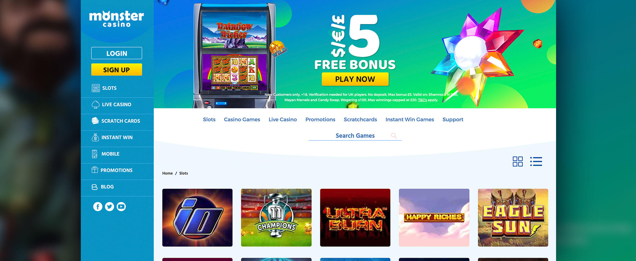 The Top 5 Slot Games to Play at Monster Casino Online